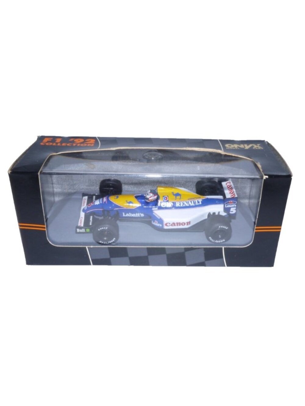ONYX diecast 4" F1 race car #139 Williams Renault Nigel Mansell New 1992 Box Dmg